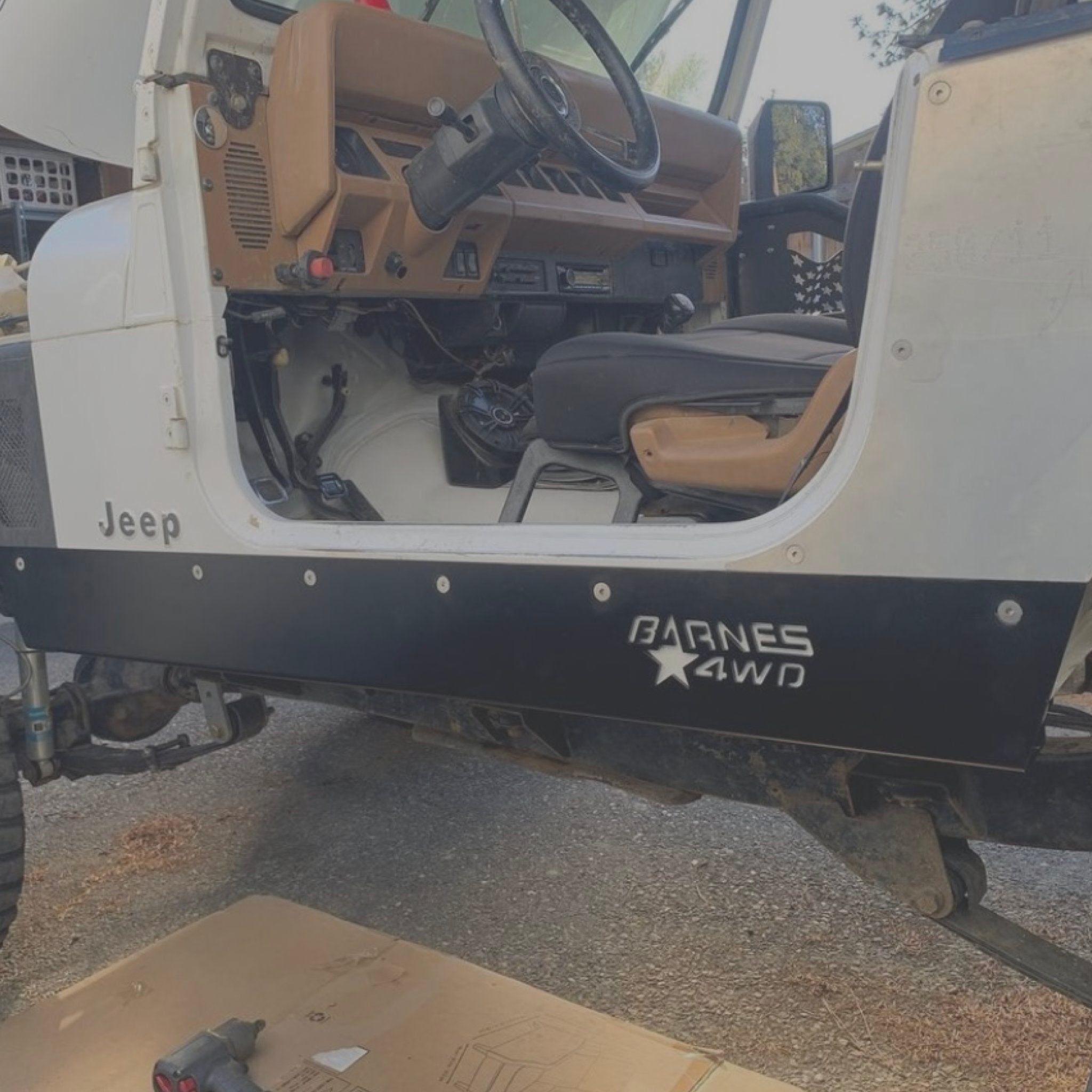 Jeep YJ Body Armor Barnes 4WD