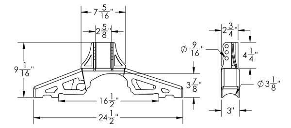 Jeep Wrangler JK Dana 44 Truss With Upper 3 Link Mount