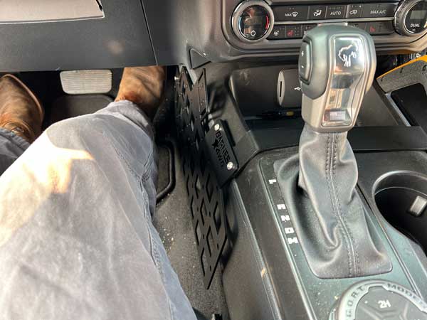 Bronco Center Console Molle Panels
