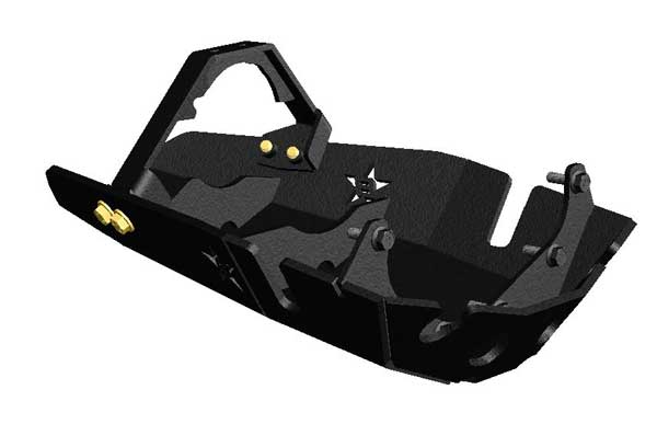 Dana M220 Rear Axle Skid Plate