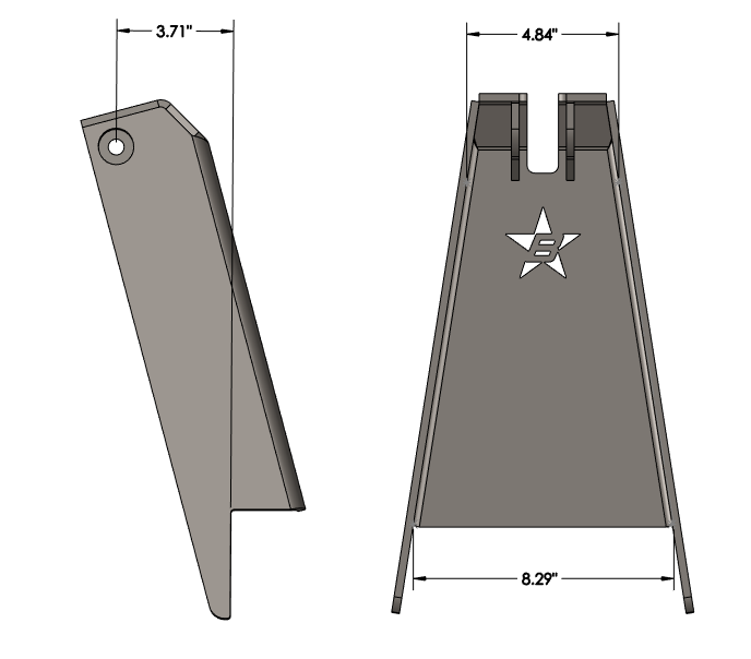 Frame Shock Tower Pair