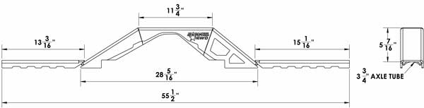 14 Bolt Axle Low Profile Truss Kit