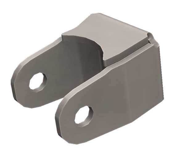 Jeep TJ Wrangler 3 Link Long Arm Upper Link End Bracket