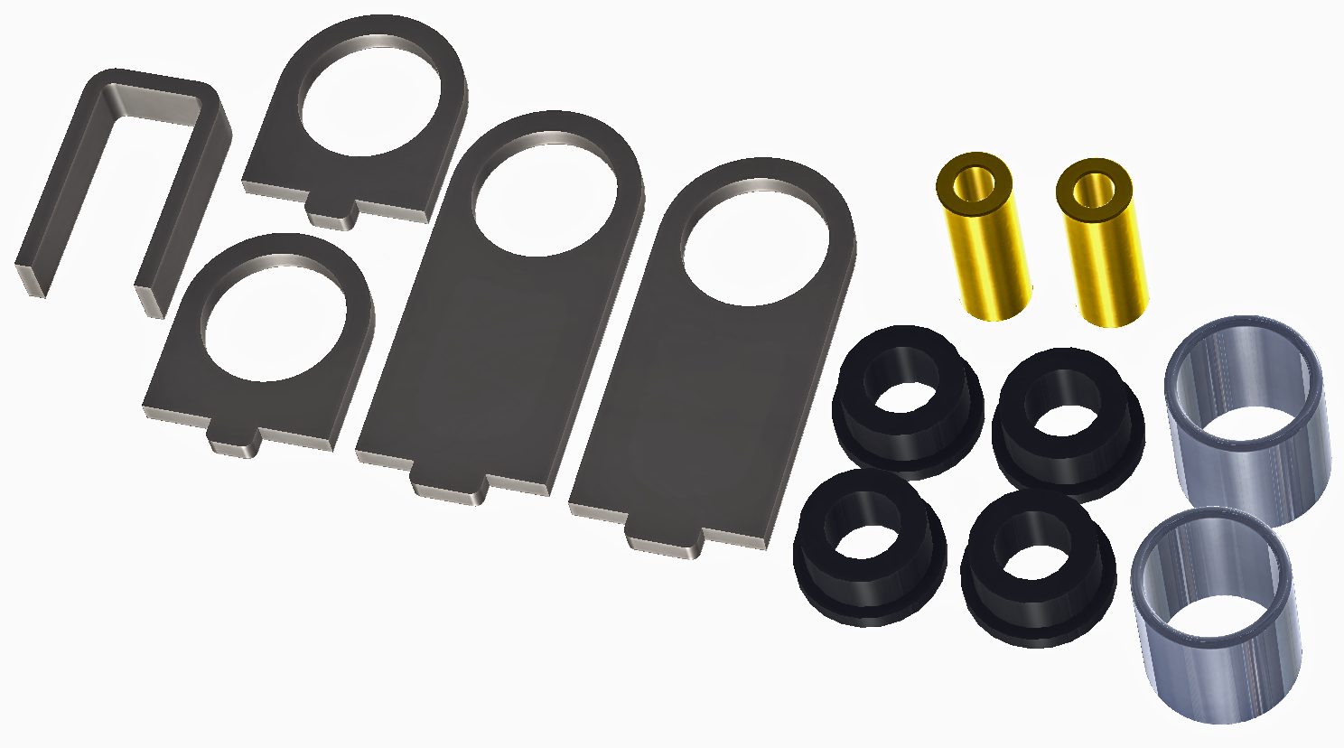 bush de brunt ハーモニー25 Jeep TJ/LJ/XJ/MJ/ZJ Superduty 60 Swap Upper Control Arm