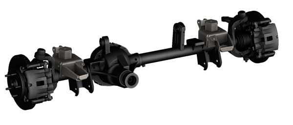 Jeep WJ Front Axle Coil Spring and Shock Bracket