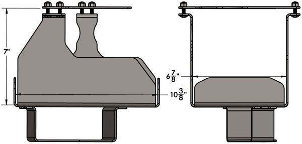 XJ/MJ Battery Box Dimension