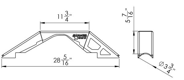 GM 14 Bolt Short Axle Truss Dimensions