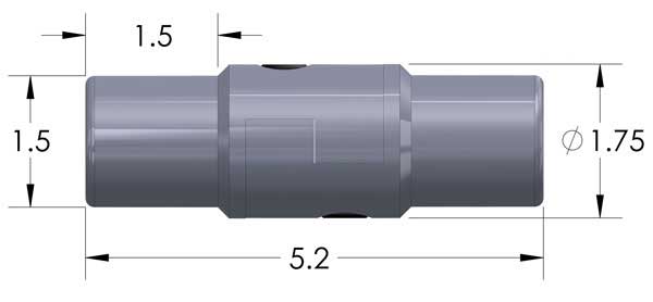 1 3/4" Interlocking Tube Coupling