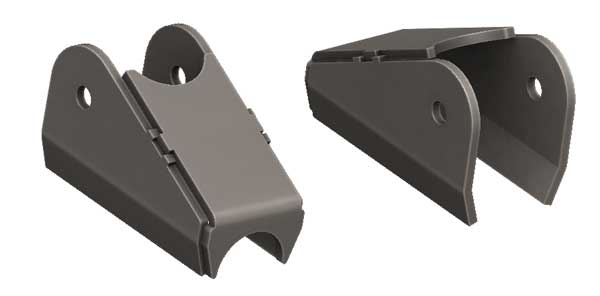 2-5/8 Radius Arm Bracket