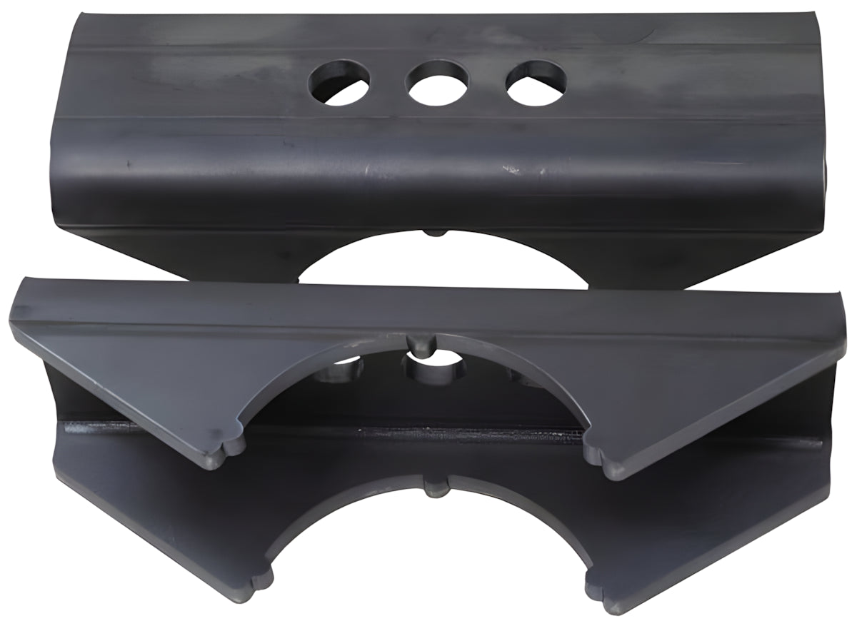 Anti-Wrap Leaf Spring Perch Pair, 3.0" Axle Tube 2.5" Wide Leaf Spring