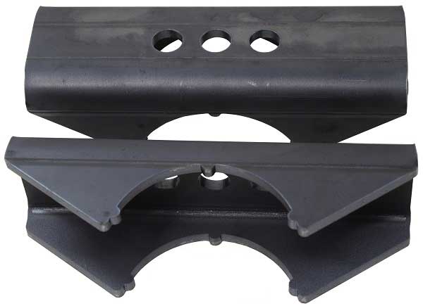 Anti-Wrap Leaf Spring Perch Pair, 4.0" Axle Tube 3" Wide Leaf Spring