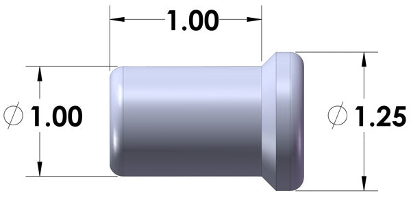 3/4-16 Right Hand Thread Tube Insert for 1 Inch ID Tubing