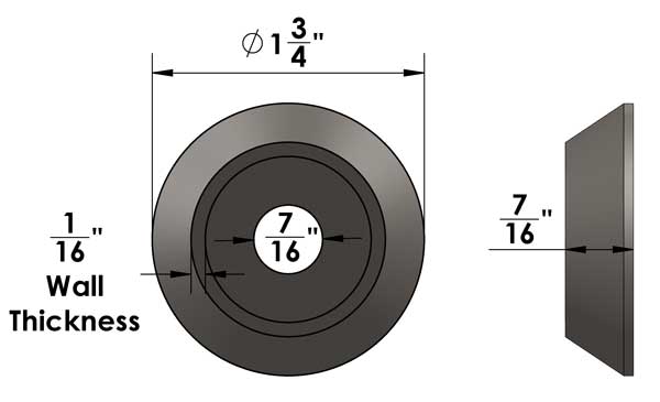 Bolt Protectors Dimensions