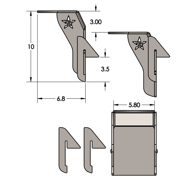 Adjustable Coil Spring Tower Pair