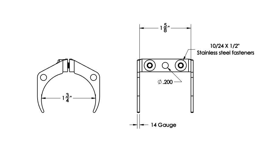Link & Chassis 1.75 Line Clamp