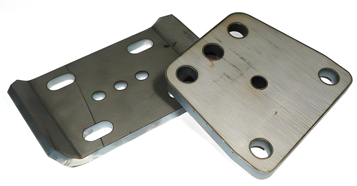 U Bolt Plates, Ford Kingpin D60 (Front) Pair