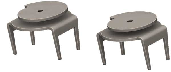 Centered Frame Coil Spring Mount