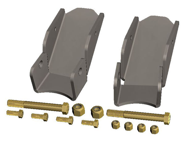 JK Rear Frame Lower Control Arm Skidplates