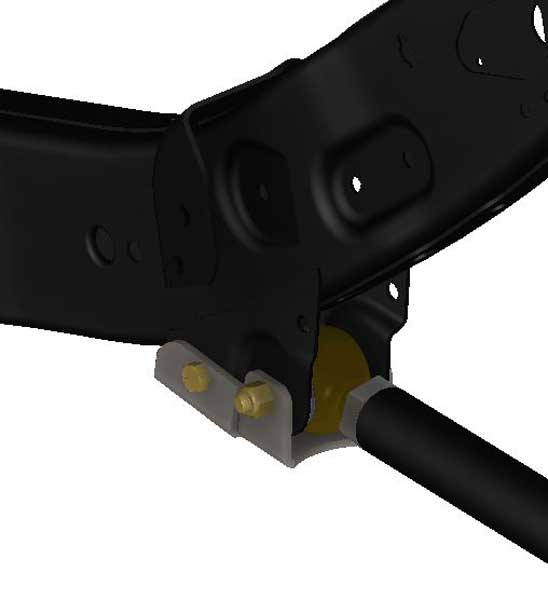 JL Rear Frame Lower Control Arm Skidplates