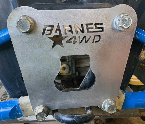 Polaris RZR 1000 Rear Radius Rod Plate