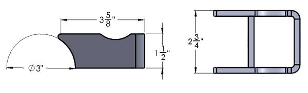 Behind The Axle Shock Bracket