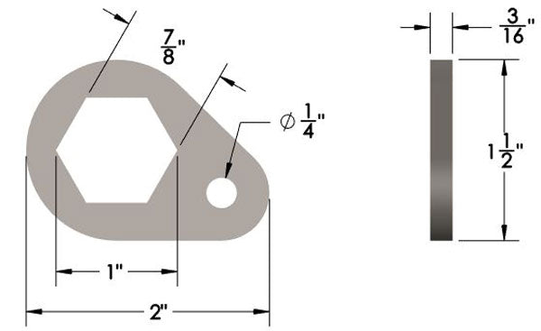 7/8" Hex