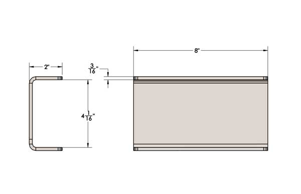 C Channel Builders’ Bracket