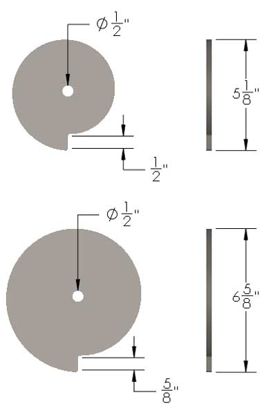 Coil Retainer Dimensions