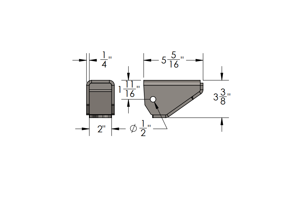 Frame Link 2 Inch Mounting Width