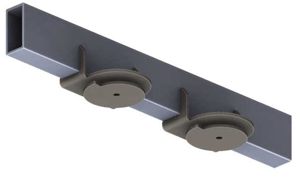 OFFSET COIL BUCKET INSTALLED