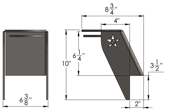 COIL SPRING TOWER MOUNT DIMENSIONS