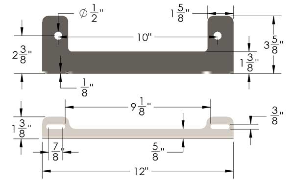 Fairlead Led Mount Dimensions