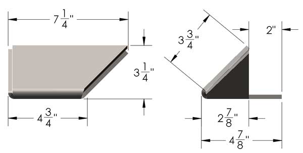 FRAME OUTRIGGERS DIMENSIONS