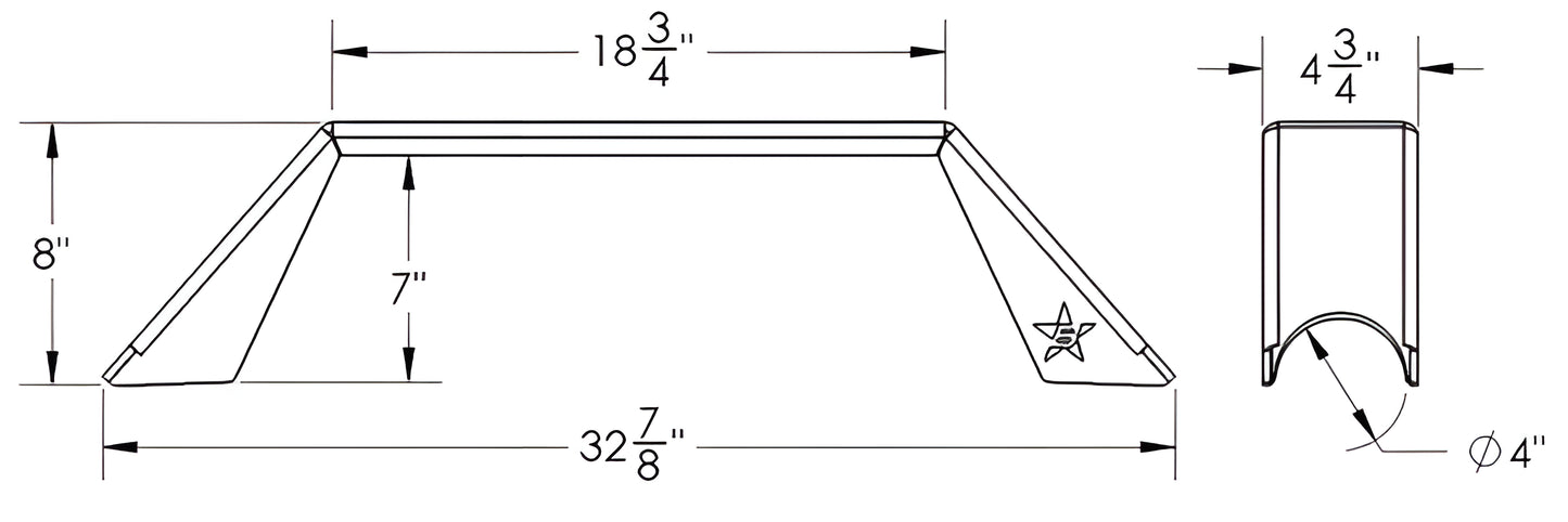 Large Axle Truss Dimensions