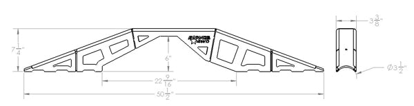 GM 14 Bolt Axle Truss Dimension