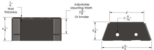 FOUR LINK TRUSS MOUNT DIMENSIONS