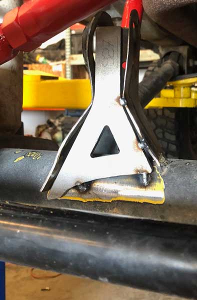 TJ, LJ, MJ, XJ, and ZJ Front Upper Control Arm Bracket Gusset