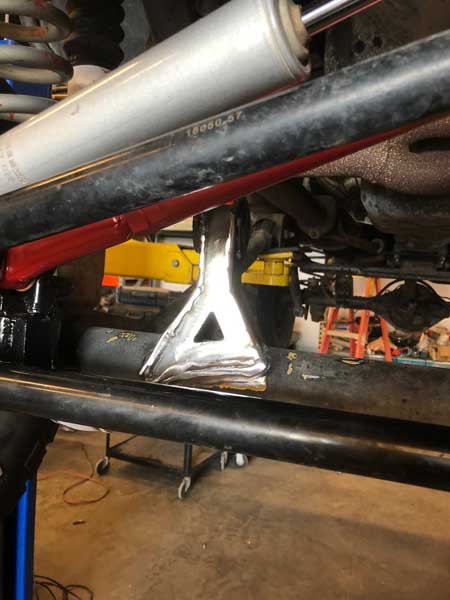 TJ, LJ, MJ, XJ, and ZJ Front Upper Control Arm Bracket Gusset