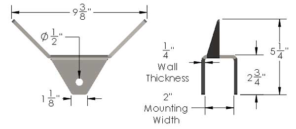 Frame Control Arm 2 Inch Mount