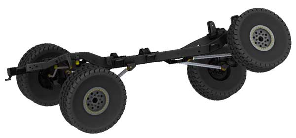 Jeep Wrangler JK and JKU 3 Link Suspension