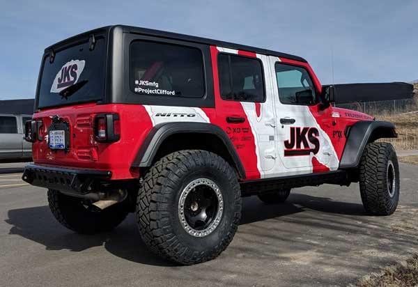 JL Rear Bumper Installed