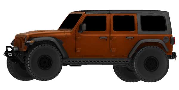 Wrangler JL Rock Sliders