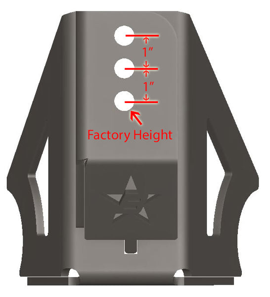 JL Rear Lifted Axle Trackbar Bracket