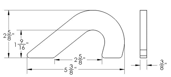 Large Tie Down Point 3/8"