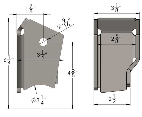 Short Tube Control Arm Bracket