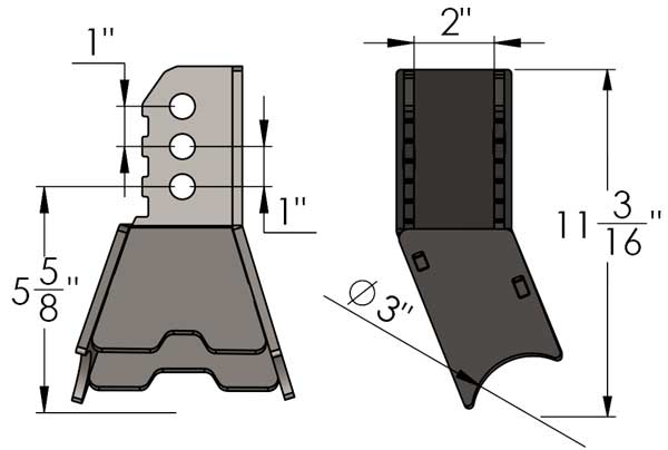 DIY Offset Panhard Dimensions