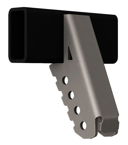 Outside Frame Panhard Trackbar Mounting Bracket 1/4"
