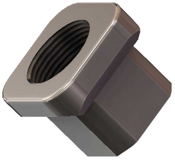 7/8-14 SQUARE Tube Insert, For 1 1/2" Tube ID