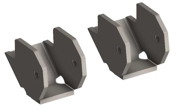 Square Link Mount Bracket Pair