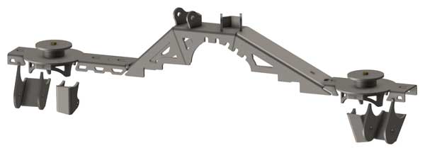 Jeep TJ and LJ Wrangler GM 14 Bolt Swap Truss Kit With
